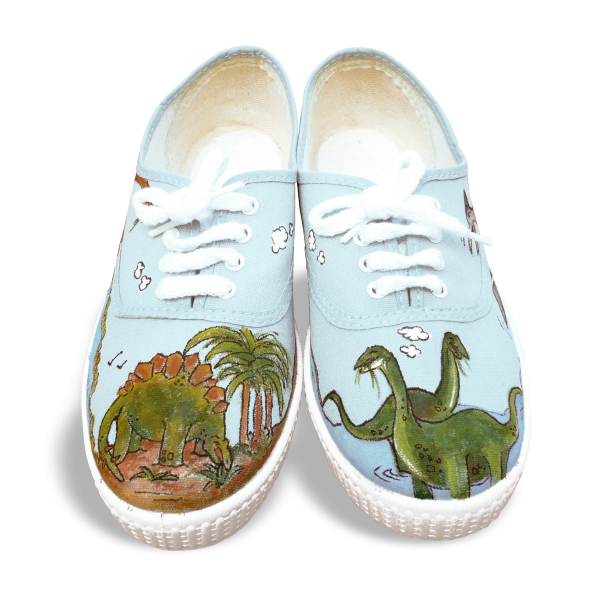 zapatillas dinosaurios